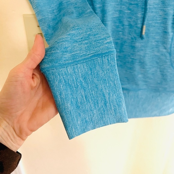 Prana Cowl Neck Stretchy Long Sleeve Shirt Sweater Size Small - Picture 3 of 9